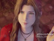Preview 2 of FF7 remake Aerith gets a huge facial (with sound)