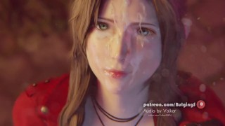 FF7 remake Aerith recibe un enorme facial (con sonido)