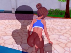 Dumbbell Nan-Kilo Moteru? Uehara Ayaka (3D HENTAI)