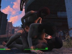 Fallout 4 Cait. Sexy girl with a fighting character | Fallout 4 Sex Mod, Porno Game