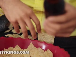 Reality Kings - Hot Brunette Aidra Fox Sucking Dick