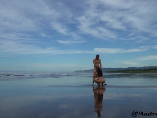 Dream Sex on the_Beach ( PUBLIC / OUTDOORS) Couple Goals - @andregotbars @Sukisukigirl0.2