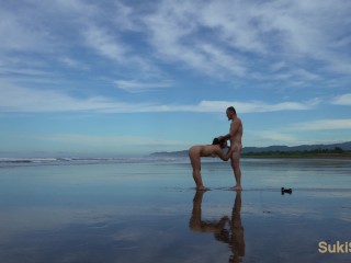 Dream Sex on the beach ( PUBLIC / OUTDOORS ) Couple Goals - @andregotbars @Sukisukigirl0.2