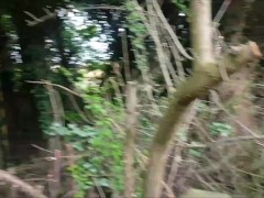 Public Path Interrupted Risky Sex & Swallow