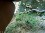 Preview 3 of Extreme hiking and sex with my roommate nearby a waterfall full of people ISEEME