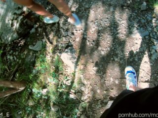 Extreme hiking and sex with my roommate nearby a waterfallfull of peopleISEEME