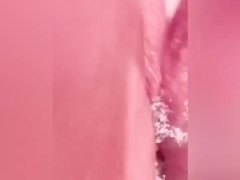 Using my sonic toothbrush to vibrate my pretty pussy to multiple orgasms 