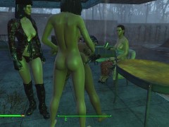 BBW is a good lesbian hooker. Strapon and anal sex | Sex Game, Nud mod
