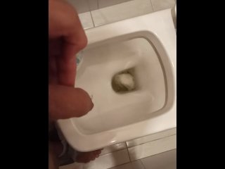 dick, toilet, handjob, pissing