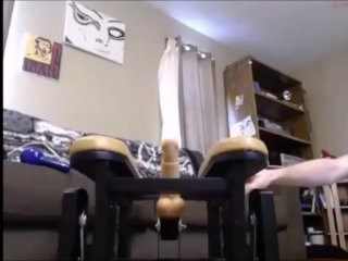 college girls rides sex chair close up