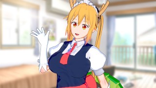 Tohru The Anime Maid Cleans Your Dick