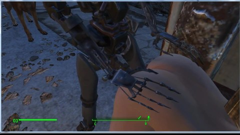 Iron sex toy satisfies the girl well | Porno Game 3d, Fallout 4 Sex Mod