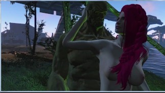Зеленый гигант нагнул девушку для анального секса | 3d monster porno, ADULT mods