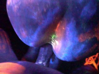 amateur, party, blacklight, rope