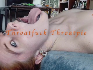 Redhead Goth Baisée Par un Gode Monstre Cum in Throatpie TRAILER - TheGoddessOfLust