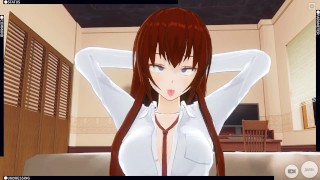 3D HENTAI trailer Kurisu Makise rides a big dildo (Steins Gate)