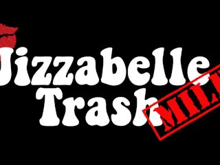 jizzabelle trash, smoking handjob, cock worship, facial