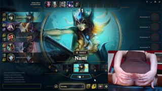 While Playing League Of Legends #17 Luna I Show My Stretched Butthole