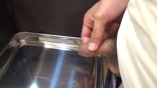 粗末な包茎君が寸止め遊び失敗で、ちょい漏らしからの最後は尿道に詰まる感じの濃厚射精。
