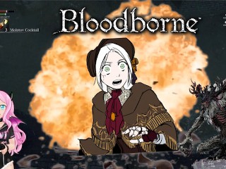 (IN VTuber) Bloodborne is Donkere Zielen... Right¿¿¿ OmankoVivi Twitch Gamer Meisje
