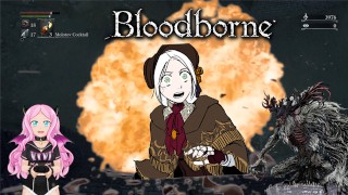 (И ВИТубер) Bloodborne — это Dark Souls... справа¿¿¿ OmankoVivi Twitch Gamer Girl