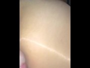 Preview 5 of Latina nylon assjob tease shaved pussy in seamless pantyhose