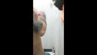Cumming in the shower with my Tenga Toy