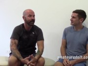 Preview 4 of Experienced Australian Daddy Jaxon Shows Hot Sebastian What Satisfying Sex Is