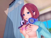 Preview 2 of Miku Nakano The Quintessential Quintuplets 3d hentai 1/6