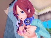 Preview 3 of Miku Nakano The Quintessential Quintuplets 3d hentai 1/6