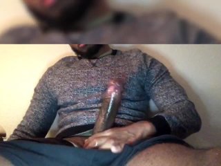 big dick, masturbation, bbc, ebony
