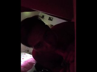 He sucks a mean cock and licks up the cum