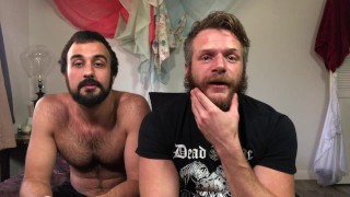 Mason Lear And Brian Bonds Two Bearded Hunks Have Some Fun During Quarantine