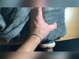 Playing with a fleshlight