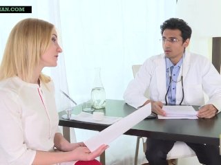 rough, hot blonde creampie, sex, indian doctor nurse, blowjob