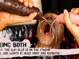 #28 Trailer–Cum-slut in studio! All she wants is deepthtoating HUGE COCK and CUM-SHOWER! • BeingBoth