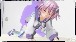 3D HENTAI Creampie Neptunia V Zadku