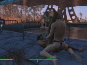 Preview 4 of Brothel with glass windows. The Work of Prostitutes in Fallout 4 | Porno game, lesbian strapon