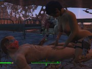 Preview 6 of Brothel with glass windows. The Work of Prostitutes in Fallout 4 | Porno game, lesbian strapon