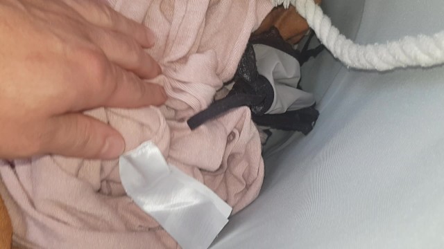 Worn Wet Dirty Panties from Laundry Grool