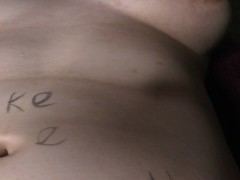 My wife getting preparing for dirty sex with perverts who loves bodywriting