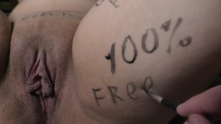 My Wife Is Getting Ready For Some Dirty Sex With Some Perverts Who Enjoy Bodywriting