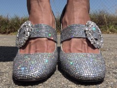 Check Out My Bling! Viva Athena Showing Off Her Brand New Shoes