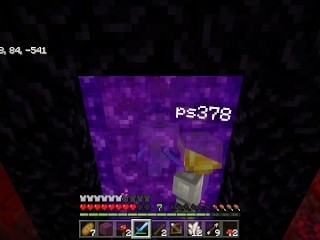 Minecraft with the Boys Ep17 - Portal Penetration Party