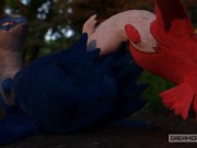 HOT AND MESSY DRAGON POKEMON DEEPTHROAT [FURRY] [LATIAS x LATIOS ...