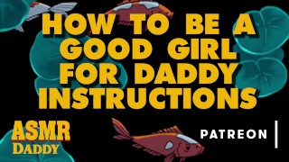 如何成为爸爸指示的好女孩
