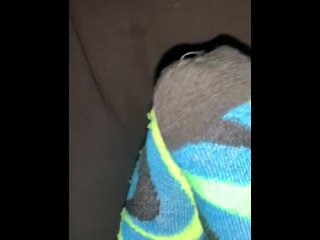 ebony teen, 60fps, socks, pov
