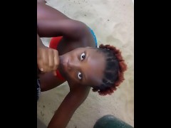 Trying Not To get Caught While Sucking Dick Outside While At The Beach - Mastermeat1 - Screenshot 16 of 16 - Black