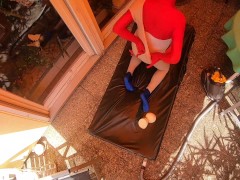 Dollification - outdoor in summertime - Silicone dollsuit