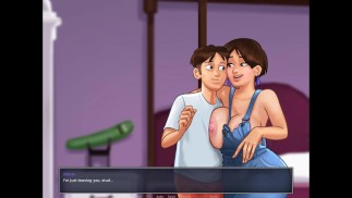 Summertime Saga, часть 15: Подкрадываемся с Мией и помогаем Диане